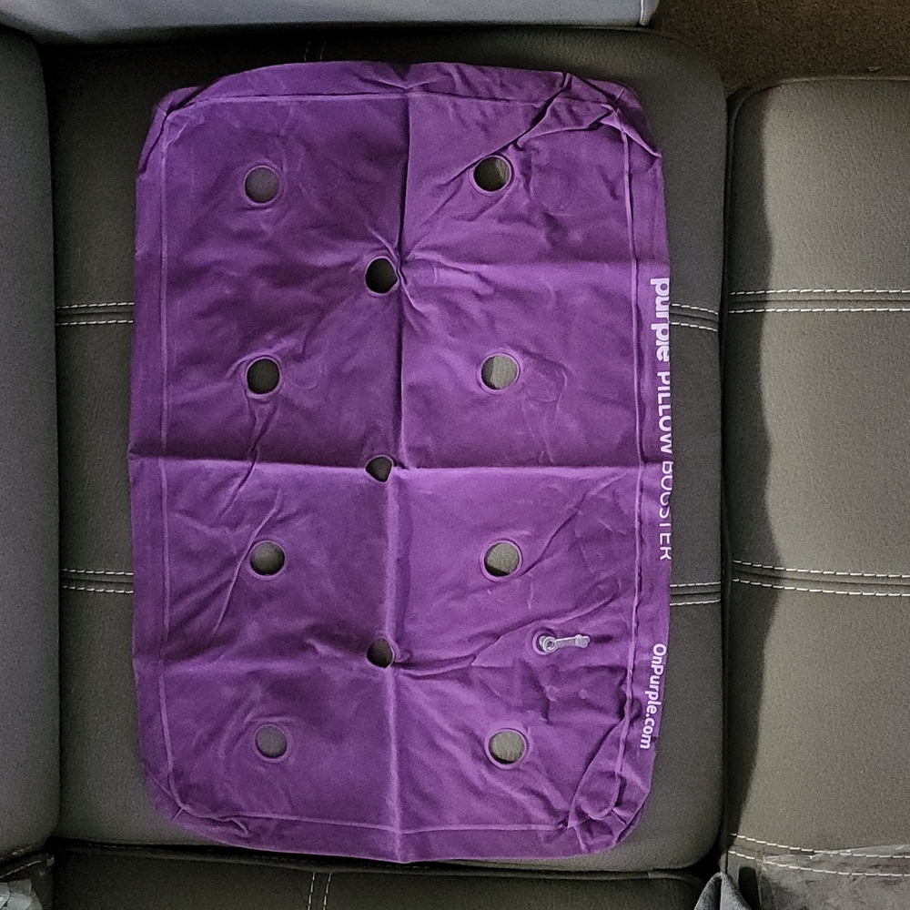 Purple pillow booster